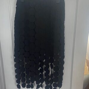 Commense Black Asymmetrical Circle Skirt